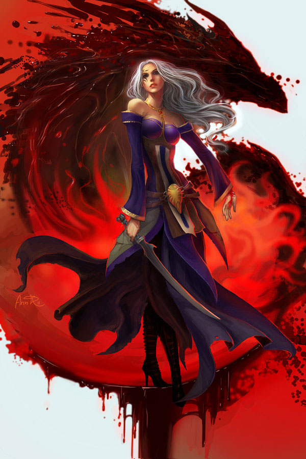 fantasy digital art work anndr kusuriuri illustration photoshop 3